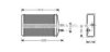 AVA QUALITY COOLING SA6016 Heat Exchanger, interior heating